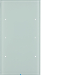 HAGER - SENSOR DOTYKOWY POTRÓJNY KOMFORT BIAŁY SZKŁO R.3  - 75143850