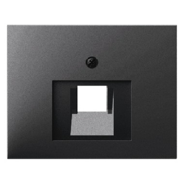 HAGER - ELEMENT CENTRALNY DO GNIAZDA PRZYŁĄCZENIOWEGO UAE POJEDYNCZEGO ANTRACYT MAT LAKIEROWANY K.1 - 14077006
