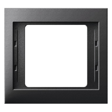 HAGER - RAMKA POJEDYNCZA ANTRACYT MAT LAKIEROWANY K.1 - 13137006