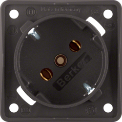HAGER - GNIAZDO SCHUKO 45° MECHANIZM BRĄZOWY MAT INTEGRO FLOW  - 841852521