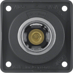 HAGER - GNIAZDO ZASILANIA 12 V MECHANIZM ANTRACYT MAT INTEGRO FLOW  - 845712505
