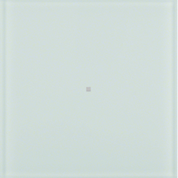 HAGER - PRZYCISK POJEDYNCZY STANDARD SZKŁO BIAŁE B.IQ  - 75161090