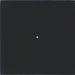 HAGER - PRZYCISK POJEDYNCZY STANDARD SZKŁO CZARNE B.IQ  - 75161092