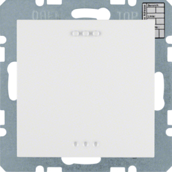 HAGER - REGULATOR TEMPERATURY BEZ STEROWANIA RĘCZNEGO Z INTERFEJSEM UNIWERSALNYM Z WBUDOWANYM BIAŁY S.1/B.3/B.7  - 75441259