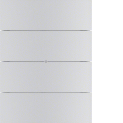 HAGER - PRZYCISK POCZWÓRNY STANDARD ALUMINIUM B.IQ  - 75164094