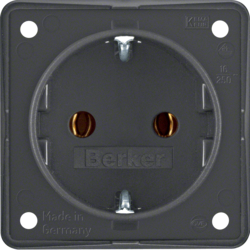 HAGER - GNIAZDO SCHUKO ANTRACYT MAT INTEGRO FLOW  - 947782505