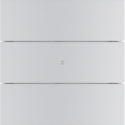 HAGER - PRZYCISK POTRÓJNY STANDARD ALUMINIUM B.IQ  - 75163094