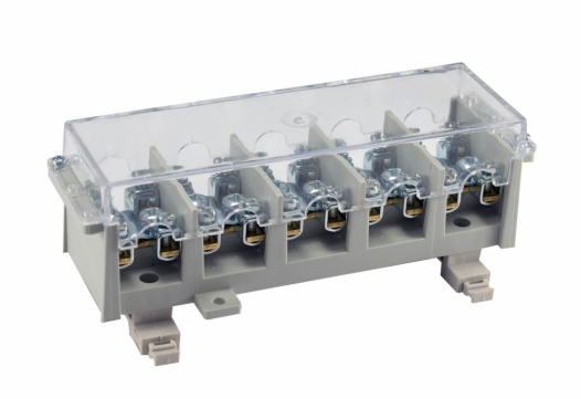 SIMET - ODGAŁĘŹNIK INSTALACYJNY 5-TOROWY 5X35MM2+5X4X16MM2 NA TS35 Z POKRYWĄ SZARY LZ 5*35/16 WYK,21P - 84035002