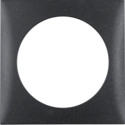 HAGER - RAMKA POJEDYNCZA ANTRACYT MAT INTEGRO FLOW - 918272505