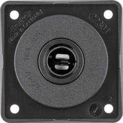 HAGER - GNIAZDO ZASILAJĄCE 12 V SAMOCHODOWE MECHANIZM CZARNY MAT INTEGRO FLOW  - 9451705