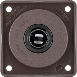 HAGER - GNIAZDO ZASILAJĄCE 12 V SAMOCHODOWE BRĄZOWY MAT INTEGRO FLOW  - 945172501