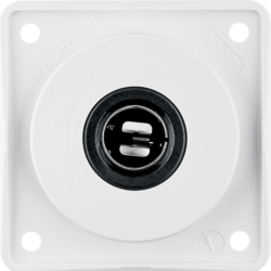 HAGER - GNIAZDO ZASILAJĄCE 12 V SAMOCHODOWE BIAŁY POŁYSK INTEGRO FLOW - 945172509