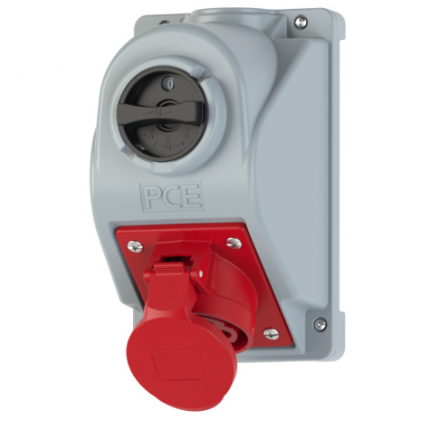 PCE - ZESTAW INSTALACYJNY Z GNIAZDEM COMBO-POL 32A 3P+Z+N WYŁĄCZNIK 0-1 IP44 COMBO-POL - 96062540W