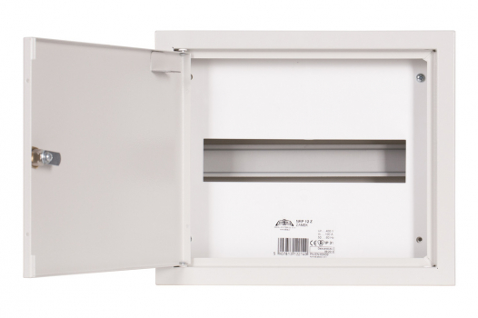 SABAJ - ROZDZIELNIA MODUŁOWA NATYNK 12 MODUŁÓW IP31 310X265X130 BIAŁY Z ZAMKIEM  - NRP 12 Z