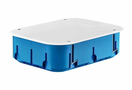 SIMET - PUSZKA INSTALACYJNA DO PUSTYCH ŚCIAN 6-POLOWA ROZGAŁĘŹNA Z POKRYWĄ P6X60DP - 32178203