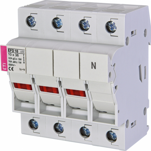 ETI - ROZŁĄCZNIK BEZPIECZNIKOWY EFD 10 3P+N LED - 002540015
