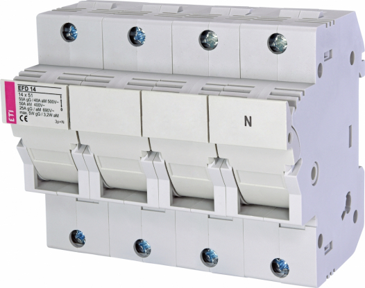ETI - ROZŁĄCZNIK BEZPIECZNIKOWY EFD 14 3P+N - 002560005