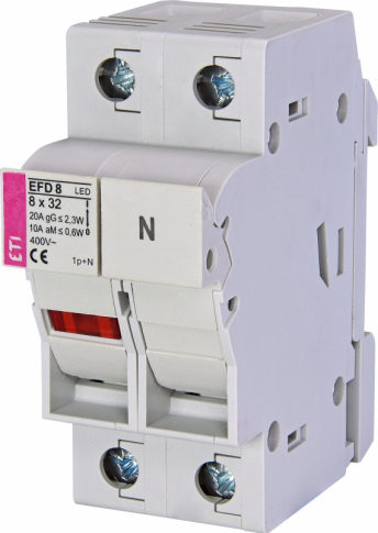 ETI - ROZŁĄCZNIK BEZPIECZNIKOWY Z ADAPTEREM EFD 8 1P+N LED AD - 002520312