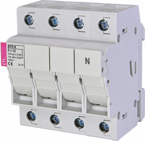 ETI - ROZŁĄCZNIK BEZPIECZNIKOWY Z ADAPTEREM EFD 8 3P+N AD - 002520305