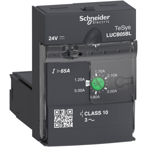 SCHNEIDER ELECTRIC - BLOK WYZWALACZA 3 BIEGUNOWY OCHRONA SILNIKA ADV CONTROL 1.25-5A 24VDC - LUCB05BL