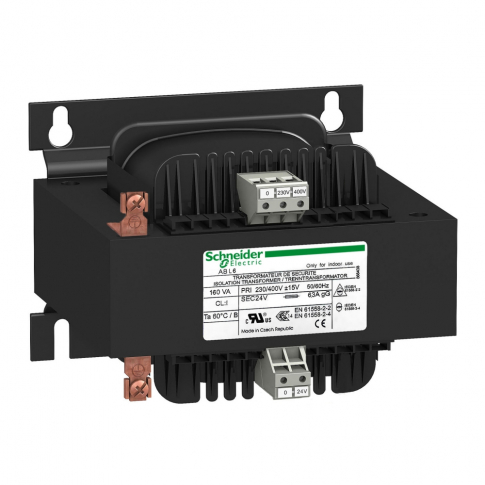 SCHNEIDER ELECTRIC - TRANSFORMATOR JEDNOFAZOWY 100VA WE 230(400)V WY 24V TRAFO - ABL6TS10B
