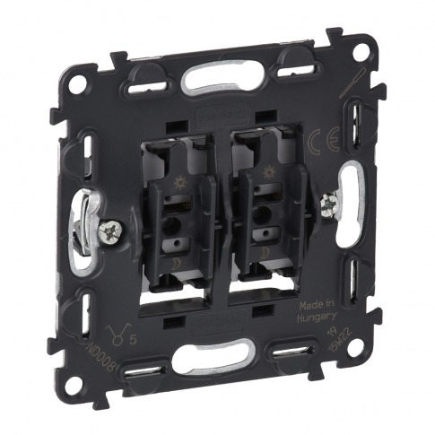 LEGRAND - ŁĄCZNIK ŚWIECZNIKOWY ZACISKI AUTOMATYCZNE 10AX 250V VALENA ALLURE - 752005