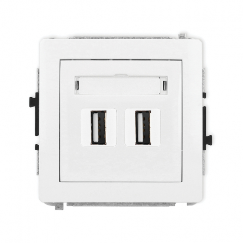 KARLIK - Gniazdo podwójne 2xUSB-A A - DGUSB-2