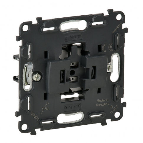 LEGRAND - ŁĄCZNIK SCHODOWY POJEDYNCZY ZACISKI AUTOMATYCZNE 10AX 250V VALENA ALLURE - 752006