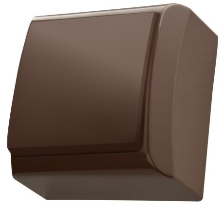 OSPEL - ŁĄCZNIK 1-BIEGUNOWY N/T IP20 BRĄZ BIS WNT-100P - ŁN-1B/24