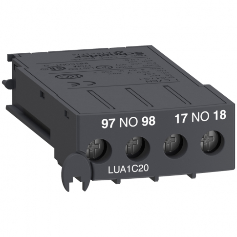 SCHNEIDER ELECTRIC - STYKI DODATKOWE 2NO ZACISKI ŚRUBOWE - LUA1C20