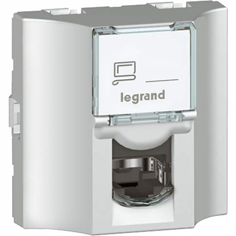 LEGRAND - GNIAZDO PRZELOTOWE 1XRJ45 KAT.6 UTP 2M MOSAIC - 078626