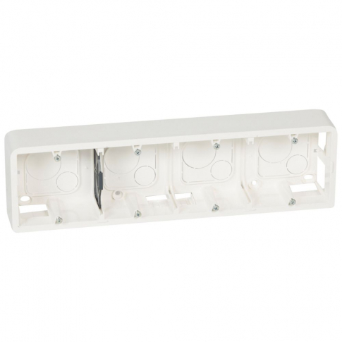 LEGRAND - PUSZKA POJEDYNCZA NATYNKOWA POZIOMA 10 MODUŁÓW 40MM BIAŁY MOSAIC - 080284