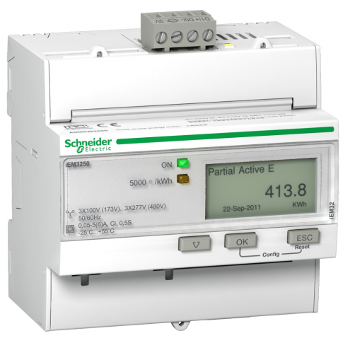 SCHNEIDER ELECTRIC - LICZNIK KWH IEM3250 - CT MODBUS. - A9MEM3250