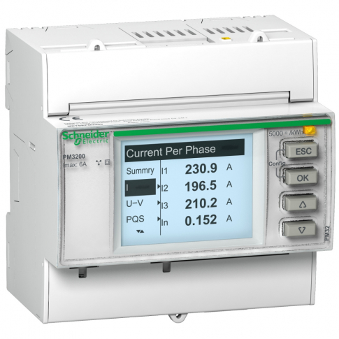 SCHNEIDER ELECTRIC - MIERNIK PARAMETRÓW SIECI PM3200. - METSEPM3200