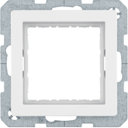 HAGER - ZESTAW ADAPTACYJNY DO MODUŁÓW SYSTO 45X45MM, BIAŁY, AKSAMIT Q.1/Q.3. - 14406089
