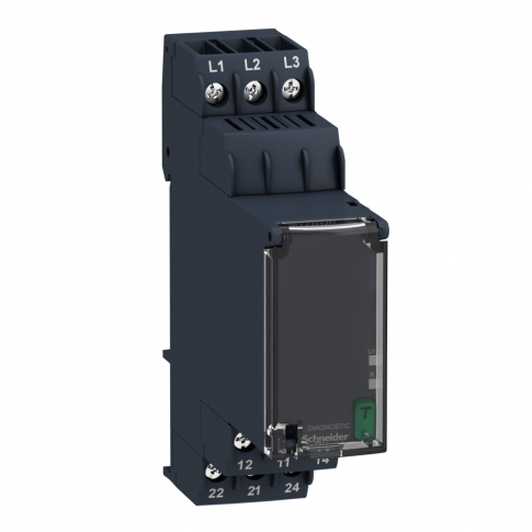 SCHNEIDER ELECTRIC - PRZEKAŹNIK KONTRLI ZASILANIA TRÓJFAZOWY 183-528VAC. - RM22TG20