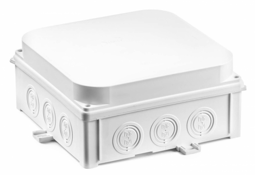 SIMET - PUSZKA NATYNK 188X188X88MM BEZHALOGENOWA SAMOGASNĄCA UV IP67 BIAŁY N180x180S - 35300206