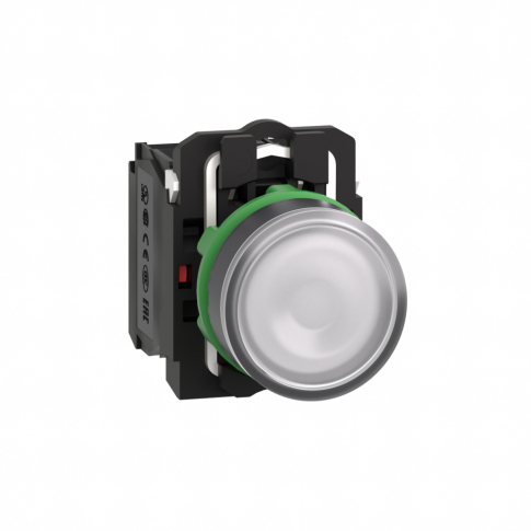 SCHNEIDER ELECTRIC - PRZYCISK PODŚWIETLANY  LED NO+NZ 24V BIAŁY - XB5AW31B5