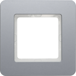 HAGER - RAMKA POJEDYNCZA, ALUMINIUM Q.7. - 10116074