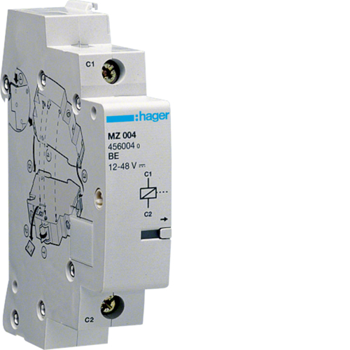 HAGER - WYZWALACZ WZROSTOWY 12-24V DC/24-48V AC - MZ204