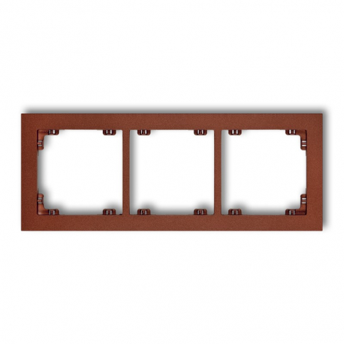 KARLIK - DECO; Ramka uniwersalna potrójna - 9DR-3