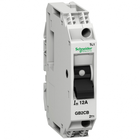 SCHNEIDER ELECTRIC - WYŁĄCZNIK SILNIKOWY MINIATUROWY 2A 1 POLOWY. - GB2CB07