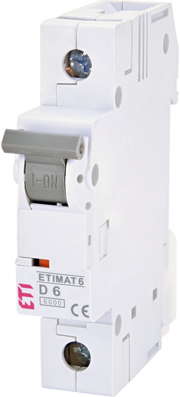 ETI - WYŁĄCZNIK NADPRĄDOWY ETIMAT 6 1P D6 - 002161512