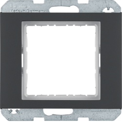 HAGER - ZESTAW ADAPTACYJNY DO MODUŁÓW SYSTO 45X45MM, STAL SZLACHETNA, LAKIEROWANA K.5. - 14407006