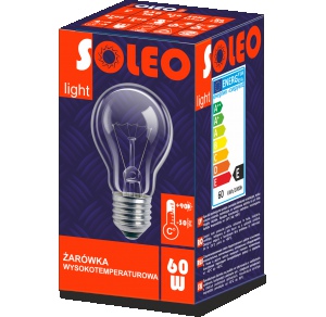HELIOS żarówki - ŻARÓWKA WYSOKOTEMPERATUROWA E27 A55 25W SOLEO - WST-2632