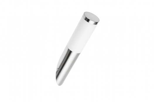 GTV - OPRAWA OGRODOWA E27, MAX.40W, IP54, AC220-240V, 50-60HZ, KINKIET UKOŚNY, INOX MILAN-U. - OS-MILA00U-00