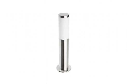 GTV - OPRAWA OGRODOWA E27, MAX.40W, IP44, AC220-240V, 50-60HZ, SŁUPEK, INOX MILAN-P 45. - OS-MILA45P-00
