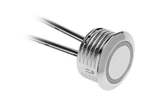 GTV - WŁĄCZNIK DOTYKOWY ŚCIEMNIALNY 12V DC, MAX.20W, PRZEWÓD 1500MM, CHROM. - AE-WBEZD-NB