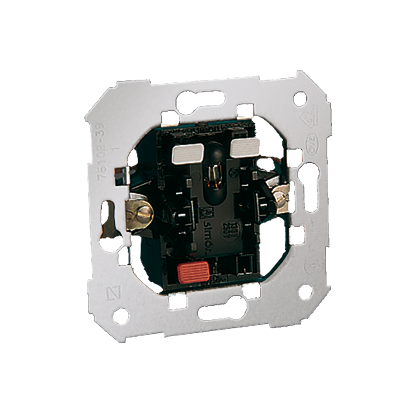 KONTAKT SIMON - Łącznik jednobiegunowy z sygnalizacją załączenia (mechanizm), 10AX, 250V~, szybkozłącza - 75102-39