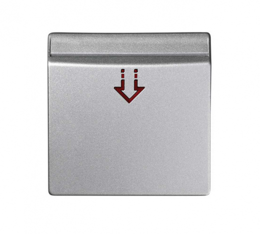 KONTAKT SIMON - Pokrywa do łączników hotelowych; aluminium - 82078-63